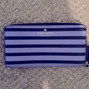 Kate spade black and purple wallet